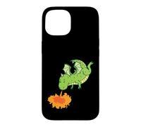 Dragon crache de feu Fable créature Conte de fées Coque pour iPhone 15