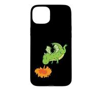 Dragon crache de feu Fable créature Conte de fées Coque pour iPhone 15 Plus