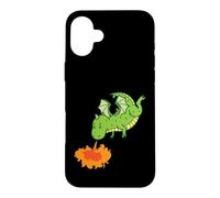 Dragon crache de feu Fable créature Conte de fées Coque pour iPhone 16 Plus