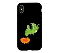 Dragon crache de feu Fable créature Conte de fées Coque pour iPhone X/XS
