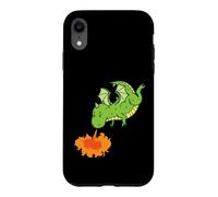 Dragon crache de feu Fable créature Conte de fées Coque pour iPhone XR
