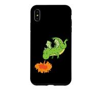 Dragon crache de feu Fable créature Conte de fées Coque pour iPhone XS Max