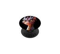 Dragon Créature Mythique J'aime Dragon Drôle de Dragon PopSockets PopGrip Adhésif