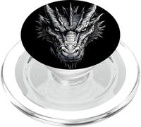 Dragon Créature Mythique J'aime Dragon Drôle de Dragon PopSockets PopGrip pour MagSafe
