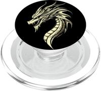 Dragon Créature Mythique J'aime Dragon Drôle de Dragon PopSockets PopGrip pour MagSafe