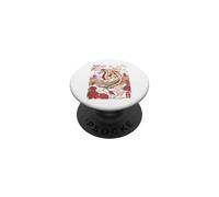 Dragon d'art Origami Japonais PopSockets PopGrip Adhésif
