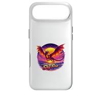 Dragon de feu Coucher de Soleil océan Fantasy Art Coque pour iPhone Air