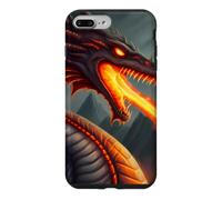 Dragon de feu cracheur de feu Terrifiant Coque pour iPhone 7 Plus/8 Plus
