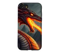 Dragon de feu cracheur de feu Terrifiant Coque pour iPhone SE (2020) / 7/8