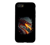 Dragon de feu cracheur de feu Terrifiant Coque pour iPhone SE (2020) / 7/8