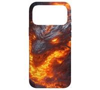 Dragon de feu émergeant des Profondeurs de Lave Ardente Coque pour iPhone 17 Pro Max