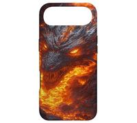 Dragon de feu émergeant des Profondeurs de Lave Ardente Coque pour iPhone Air