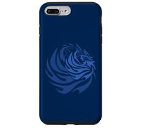 Dragon de feu en Spirale - Créature Mystique - Illustration Abstraite Coque pour iPhone 7 Plus/8 Plus