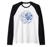 Dragon de feu en Spirale - Créature Mystique - Illustration Abstraite Manche Raglan
