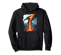 Dragon de feu Flamboyant d'invincibilité Sweat à Capuche