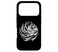 Dragon de feu Spirale créature Mystique Illustration Abstraite Coque pour iPhone 17 Pro