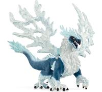 Dragon de glace, Figurine fantastique, pour enfants des 7 ans, figurine, 19 x 22 x 13 cm - schleich 70790 ELDRADOR