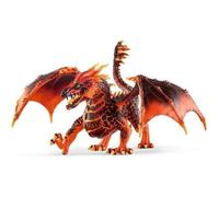 Dragon de lave,Figurine dragon schleich avec des parties mobiles, Dragon rouge jouet de la collection créature ELDRADOR pour