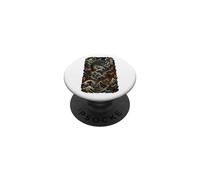 Dragon de mer Japonais Chaos Wave Samurai Vintage Anime Lovers PopSockets PopGrip Adhésif