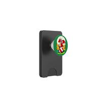 Dragon de Rugby Gallois Parmi Les jonquilles PopSockets PopWallet pour MagSafe