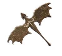 Dragon Decor - Flying Dragon Fire Bookends - Home for Workplace Desk Shelves Cabinet, Bookshelf, Marks Indoor Outdoor