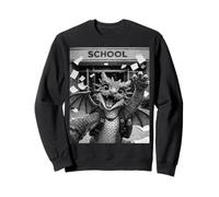 Dragon Dernier Jour d'école Summer Break Funny Meme Selfie Sweatshirt