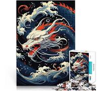 Dragon des Mers Puzzle 1000 pièces pour Adultes Jouet éducatif intellectuel décompressant Excellent Cadeau pour Les Jeux 38x26cm