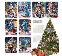 Dragon Design Christmas Money Holder, Holiday Money Holder Cards, Christmas Tree Charm with Blessings, Decorative Card Money Holder 13x10cm for Holiday Event, Multicolor