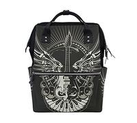 Dragon Diable Guitare Sac à Langer Sac à Dos Grande Capacité Multifonction Sac à Couches pour Voyage Maman Femme Papa