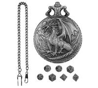 Dragon Dice Kit RPG avec étui de rangement pour donjons, dragons, jeux, amis, famille, aventure, cadeau collectif