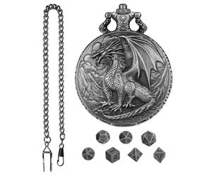 Dragon Dice Kit RPG avec étui de rangement pour donjons, dragons, jeux, amis, famille, aventure, cadeau collectif