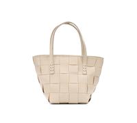 DRAGON DIFFUSION sac à main en cuir tressé femme beige - UNI