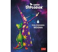 Dragon diplodocus. Livre de coloriage avec autocollants