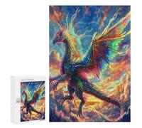Dragon Divin Puzzle 300 Pièces Décoration Intérieure Animaux Magiques Jouet 3D pour Adultes Et Enfants Challenge Créatif Assemblage Amusant Cadeau Unique 300 PCS