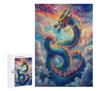Dragon Divin Puzzles 300 Pièces Educa Famille Animaux Magiques Challenge 3D Qualité Supérieure Relaxation & Art Décoration Intérieure Assemblage Amusant 300 PCS