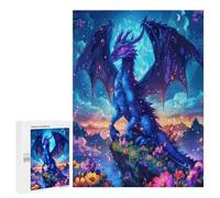 Dragon Divin Puzzles 500 Pièces Qualité Supérieure 3D Animaux Magiques Jeu De Challenge pour Adultes Et Enfants Divertissement Artistique Décoration Intérieure 500 PCS