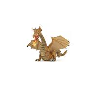 Dragon d'Or Légendaire avec Flamme - Gardien du Château