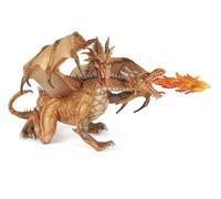 Papo Dragon deux têtes or