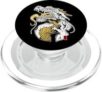 Dragon doré Japonais PopSockets PopGrip pour MagSafe