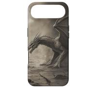 Dragon - Dragon féroce Fantasy dans Un Paysage orageux Coque pour iPhone Air