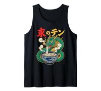 Dragon drôle Mangeant des Nouilles Ramen Udon Anime Japonais Débardeur