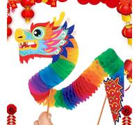 Dragon du Nouvel an Chinois, décorations du Nouvel an Lunaire | Guirlande de Dragon en Papier Chinois 3D Portable,Cadeaux multifonctionnels de Dragon de l'année, Nouvel an Lunaire, Kits de m