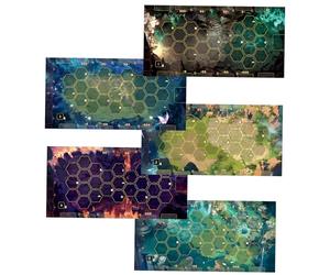Dragon Eclipse Arena PLAYMATS - Tapis de Jeu Double Face en néoprène pour batailles Tactiques, 560 x 280 mm, Tapis de Jeu pour Mystlings Arena, fabriqué par Awaken Realms