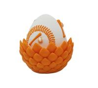 Dragon Egg Fidget, Flexible Fantasy Toy, 7.5x7.5x8cm Realistic Winged Creature Figure, Interactive Stress Reliever for Children, Teens, Adults, Family, Home, Office, School, Celebration