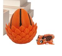 Dragon Egg Fidget, Flexible Fantasy Toy, 7.5x7.5x8cm Realistic Winged Creature Figure, Interactive Stress Reliever for Children, Teens, Adults, Family, Home, Office, School, Celebration