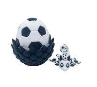 Dragon Egg Fidget Toy - 3D Printed Articulated Winged Dragon | Realistic Crystal Dragona Egg Surprise for Kids & Adults, Sensory Stress Relief Toy for Home, Office, Desk Decor