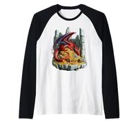 Dragon endormi - Menteur de Salle au trésor Manche Raglan