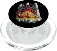 Dragon endormi - Menteur de Salle au trésor PopSockets PopGrip pour MagSafe