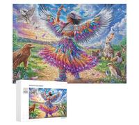 Dragon et Phoenix Face au Flux Puzzle 300 Pièces pour Adolescents 14+ Jeu De Réflexion Analyse Et Logique Cadeau pour Jeunes 300 PCS