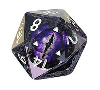 Dragon Eye Dice, 20 Faces Magic Eye Longan Dice, Polyhedral Resin Longan Dice, Color Shiny Eyeball Dice for Tabletop Games Interactive Games Donjons-et-Dragons Accessoires